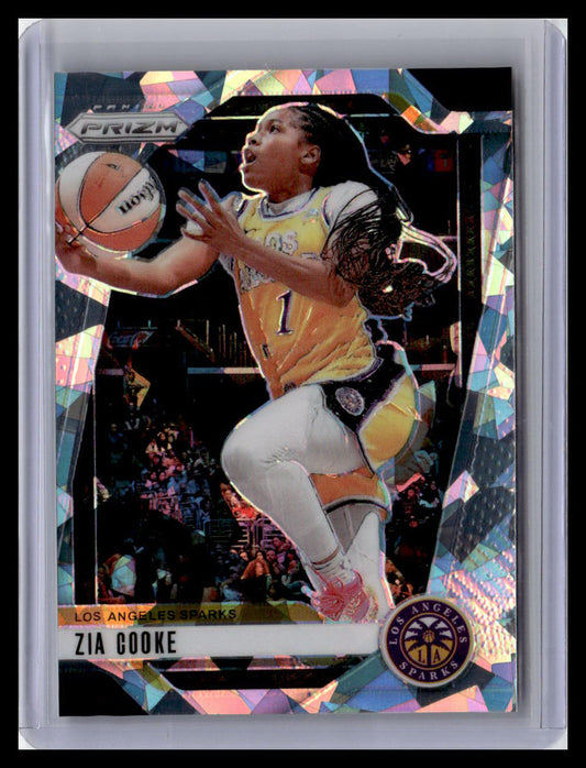 2024 Panini Prizm WNBA #46 Zia Cooke Ice Prizms