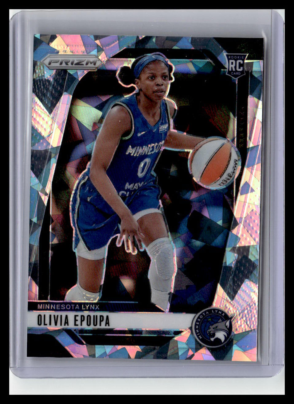 2024 Panini Prizm WNBA #95 Olivia Epoupa (RC) Ice Prizms