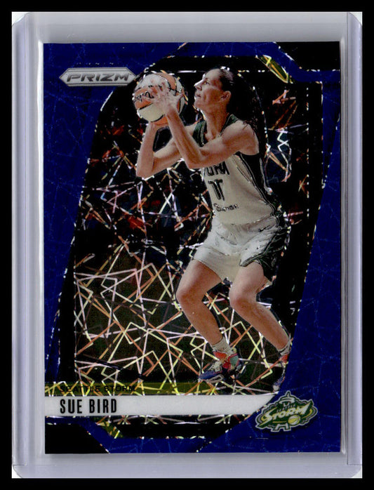 2024 Panini Prizm WNBA #112 Sue Bird Blue Velocity Prizms