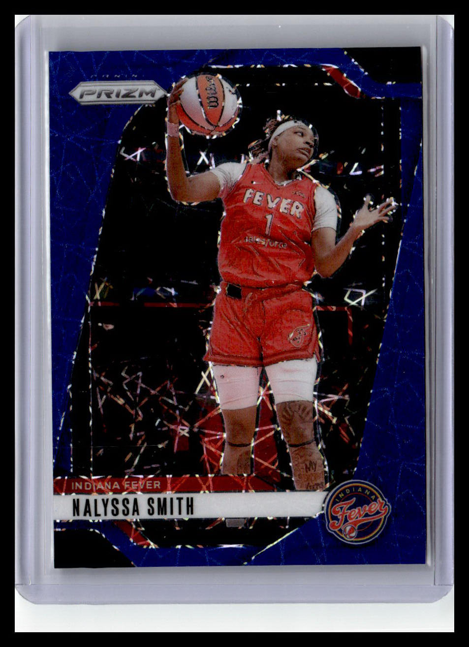 2024 Panini Prizm WNBA #137 NaLyssa Smith Blue Velocity Prizms
