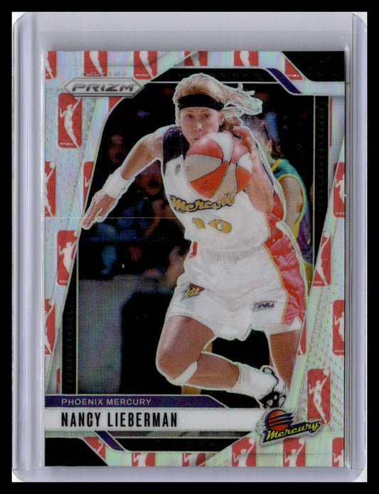2024 Panini Prizm WNBA #139 Nancy Lieberman WNBA Logo Prizms