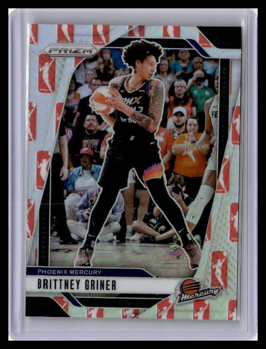 2024 Panini Prizm WNBA #113 Brittney Griner WNBA Logo Prizms