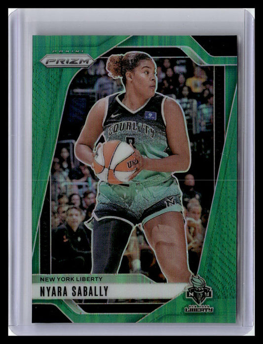 2024 Panini Prizm WNBA #87 Nyara Sabally Green Prizms