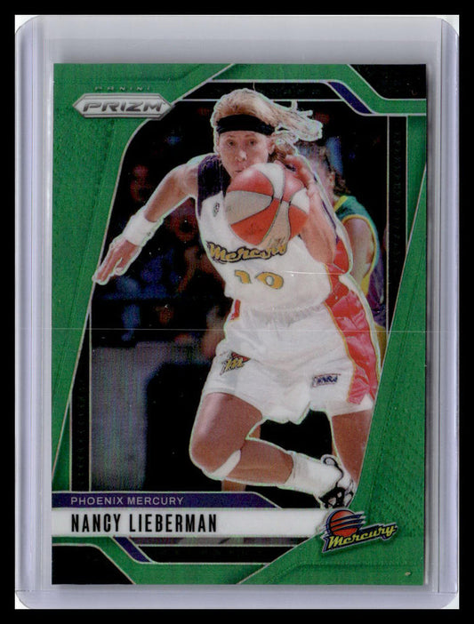 2024 Panini Prizm WNBA #139 Nancy Lieberman Green Prizms
