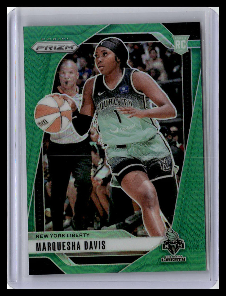 2024 Panini Prizm WNBA #45 Marquesha Davis Green Prizms