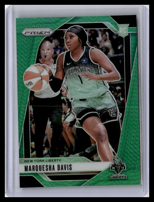 2024 Panini Prizm WNBA #45 Marquesha Davis Green Prizms