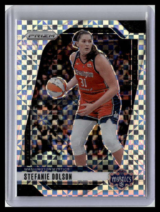 2024 Panini Prizm WNBA #34 Stefanie Dolson Checkerboard Prizms