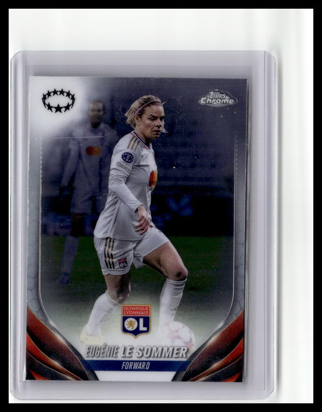 2023-24 Topps Chrome UEFA Women's Champions League #28 Eugénie Le Sommer