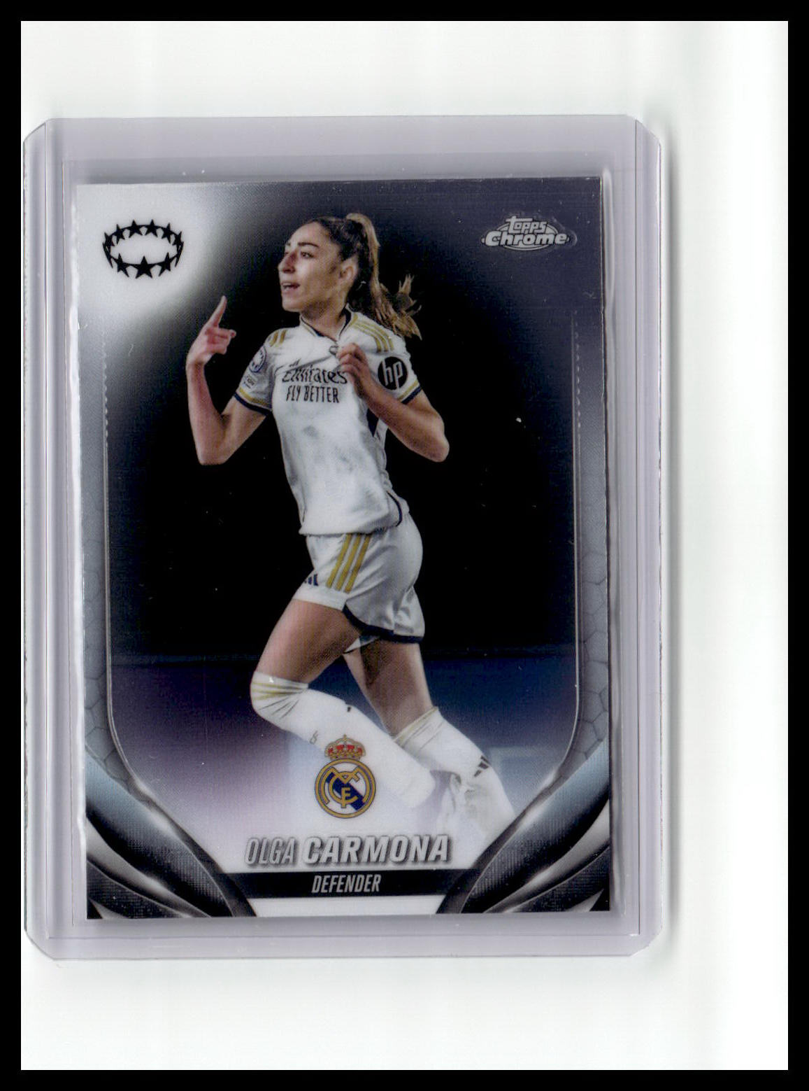 2023-24 Topps Chrome UEFA Women's Champions League #89 Olga Carmona Pulsar