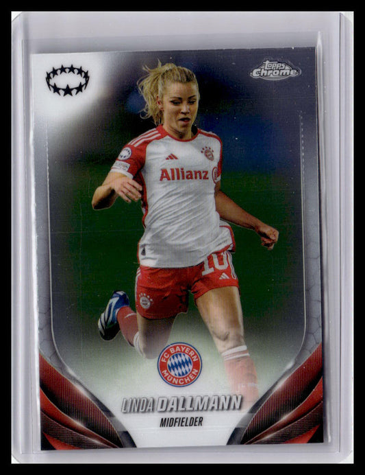 2023-24 Topps Chrome UEFA Women's Champions League #12 Linda Dallmann