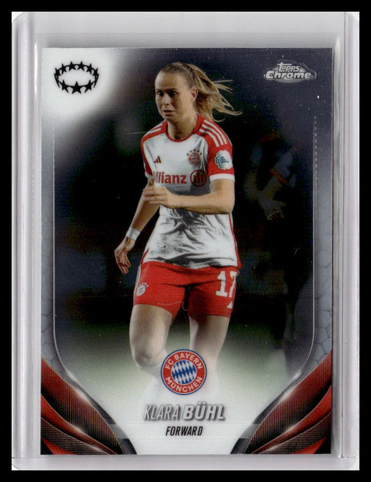 2023-24 Topps Chrome UEFA Women's Champions League #85 Klara Bühl