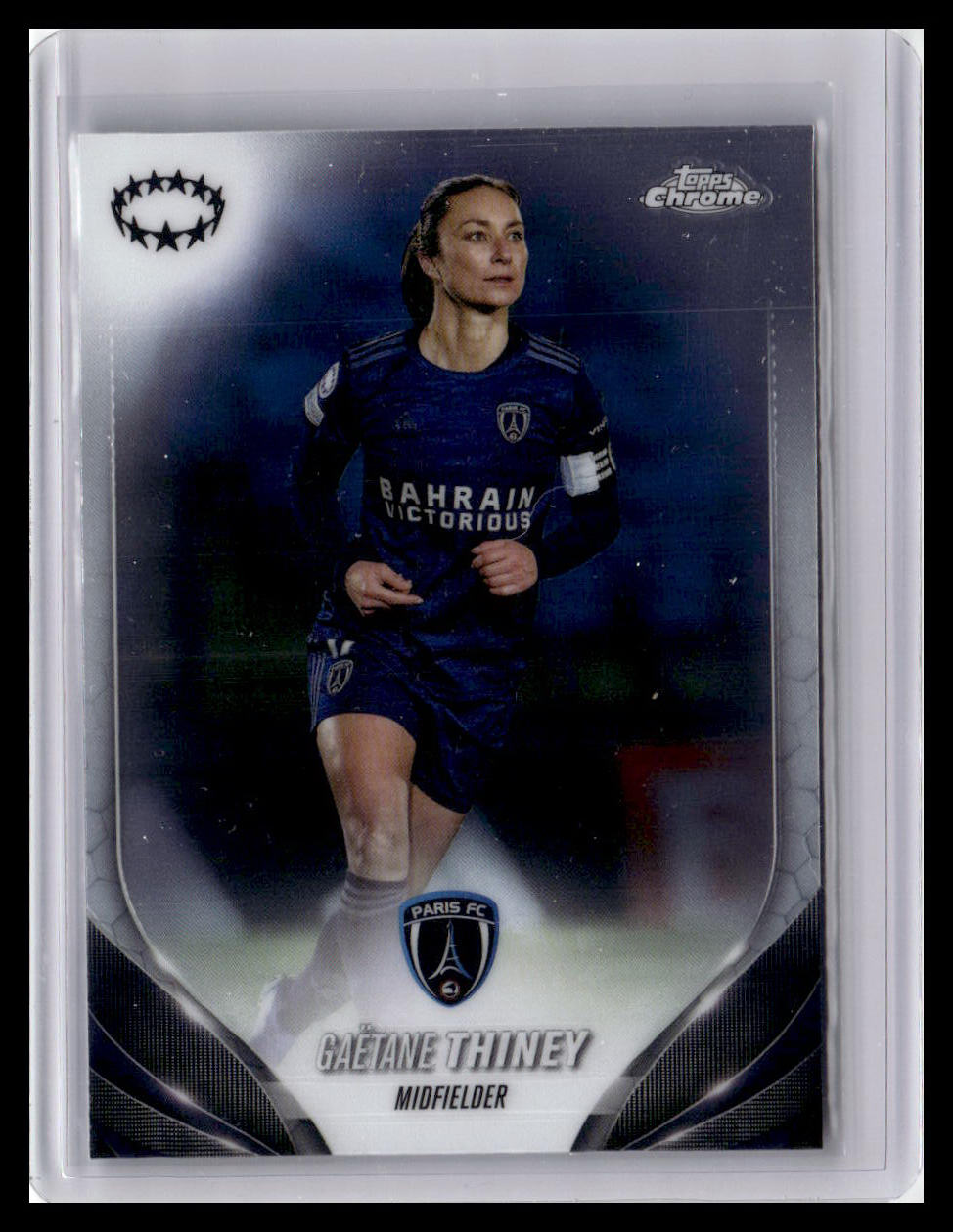 2023-24 Topps Chrome UEFA Women's Champions League #23 Gaëtane Thiney Refractor