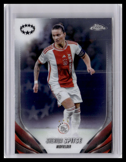 2023-24 Topps Chrome UEFA Women's Champions League #38 Sherida Spitse