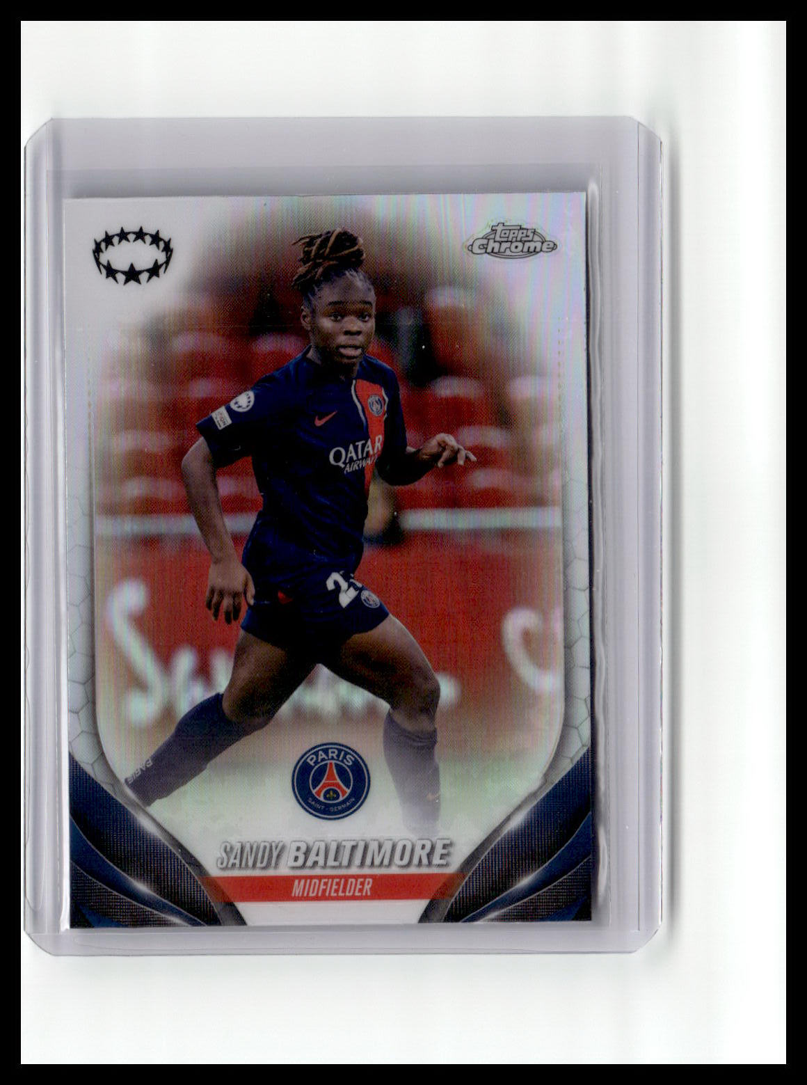 2023-24 Topps Chrome UEFA Women's Champions League #50 Sandy Baltimore Refractor