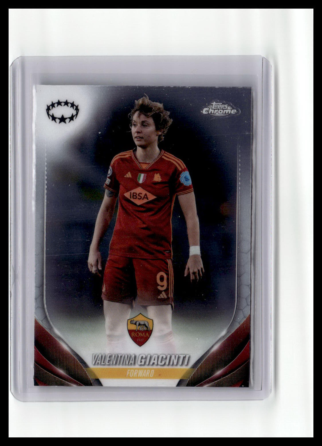 2023-24 Topps Chrome UEFA Women's Champions League #45 Valentina Giacinti