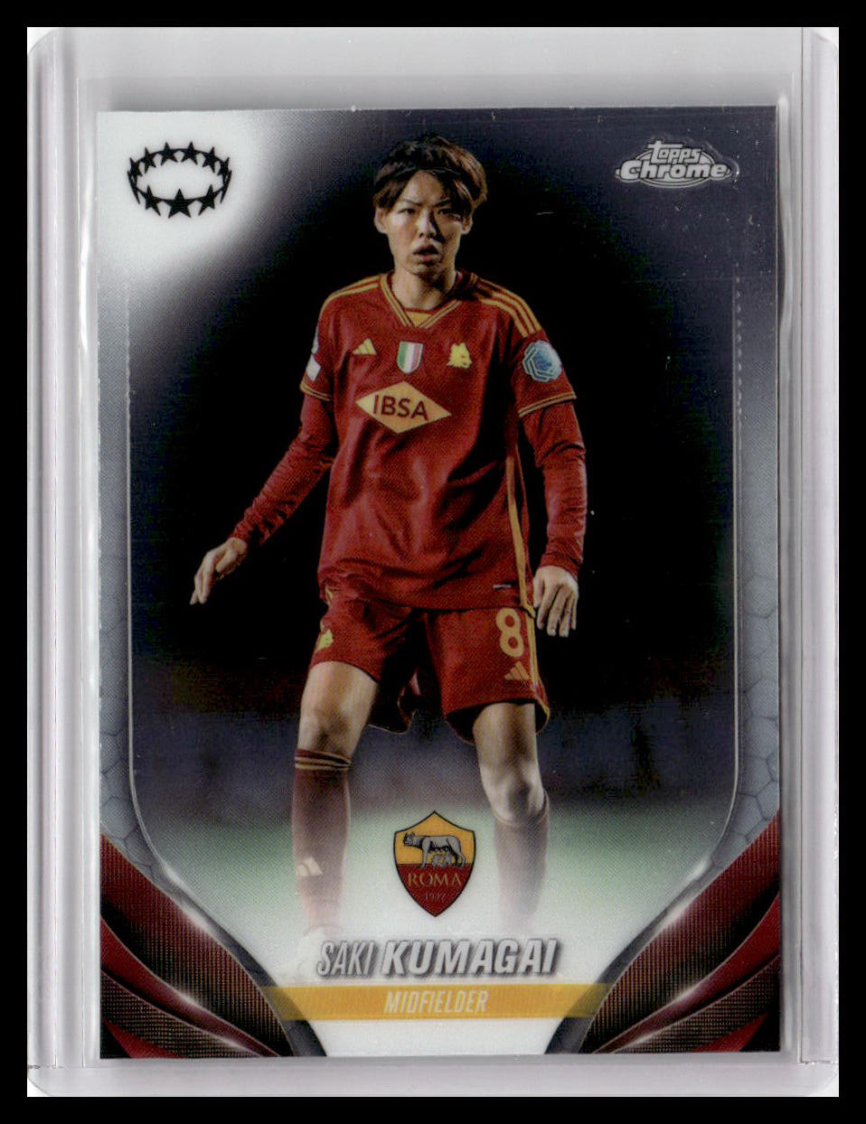 2023-24 Topps Chrome UEFA Women's Champions League #84 Saki Kumagai