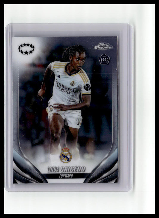 2023-24 Topps Chrome UEFA Women's Champions League #18 Linda Caicedo (RC)