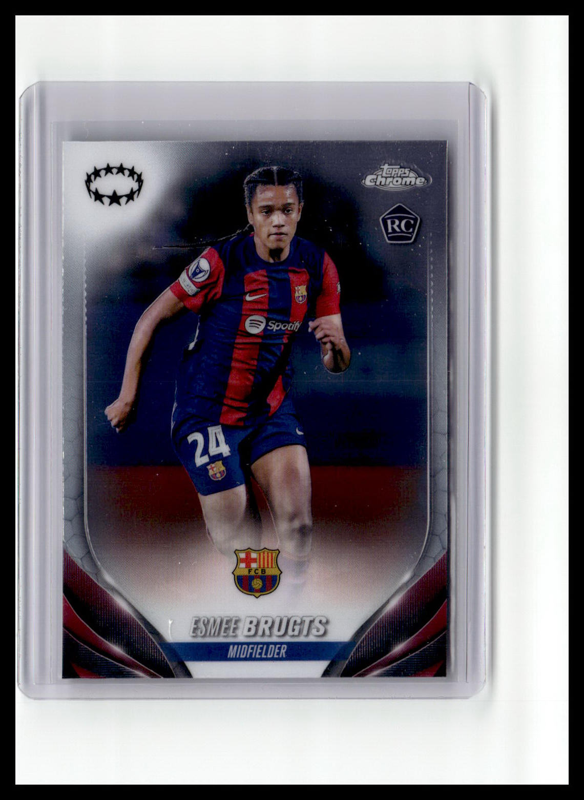 2023-24 Topps Chrome UEFA Women's Champions League #71 Esmee Brugts (RC)