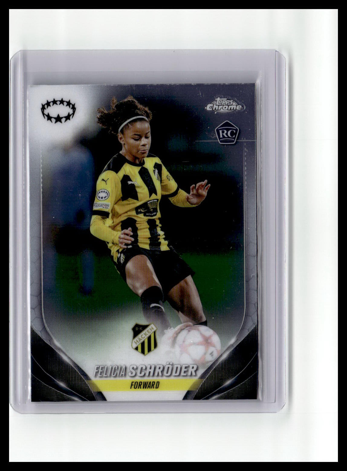 2023-24 Topps Chrome UEFA Women's Champions League #86 Felicia Schröder (RC)