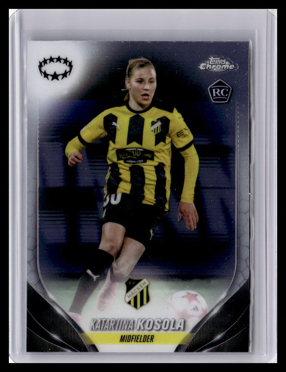 2023-24 Topps Chrome UEFA Women's Champions League #24 Katariina Kosola (RC)