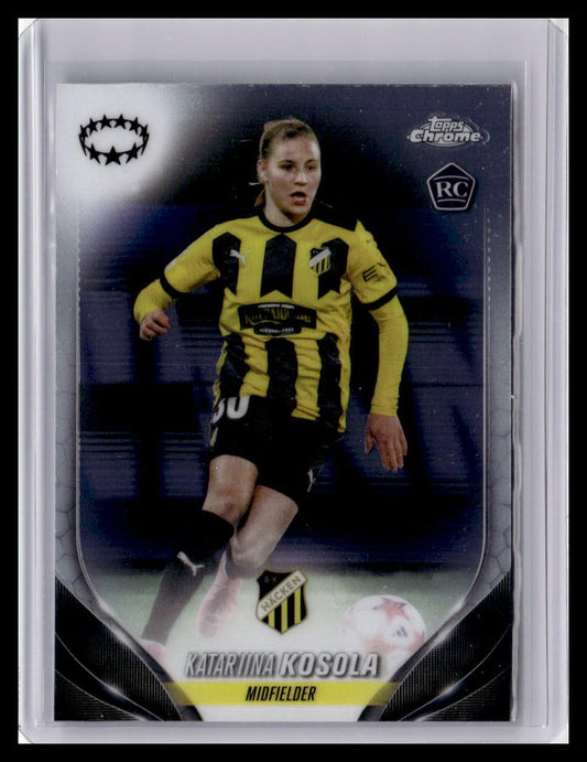 2023-24 Topps Chrome UEFA Women's Champions League #24 Katariina Kosola (RC)