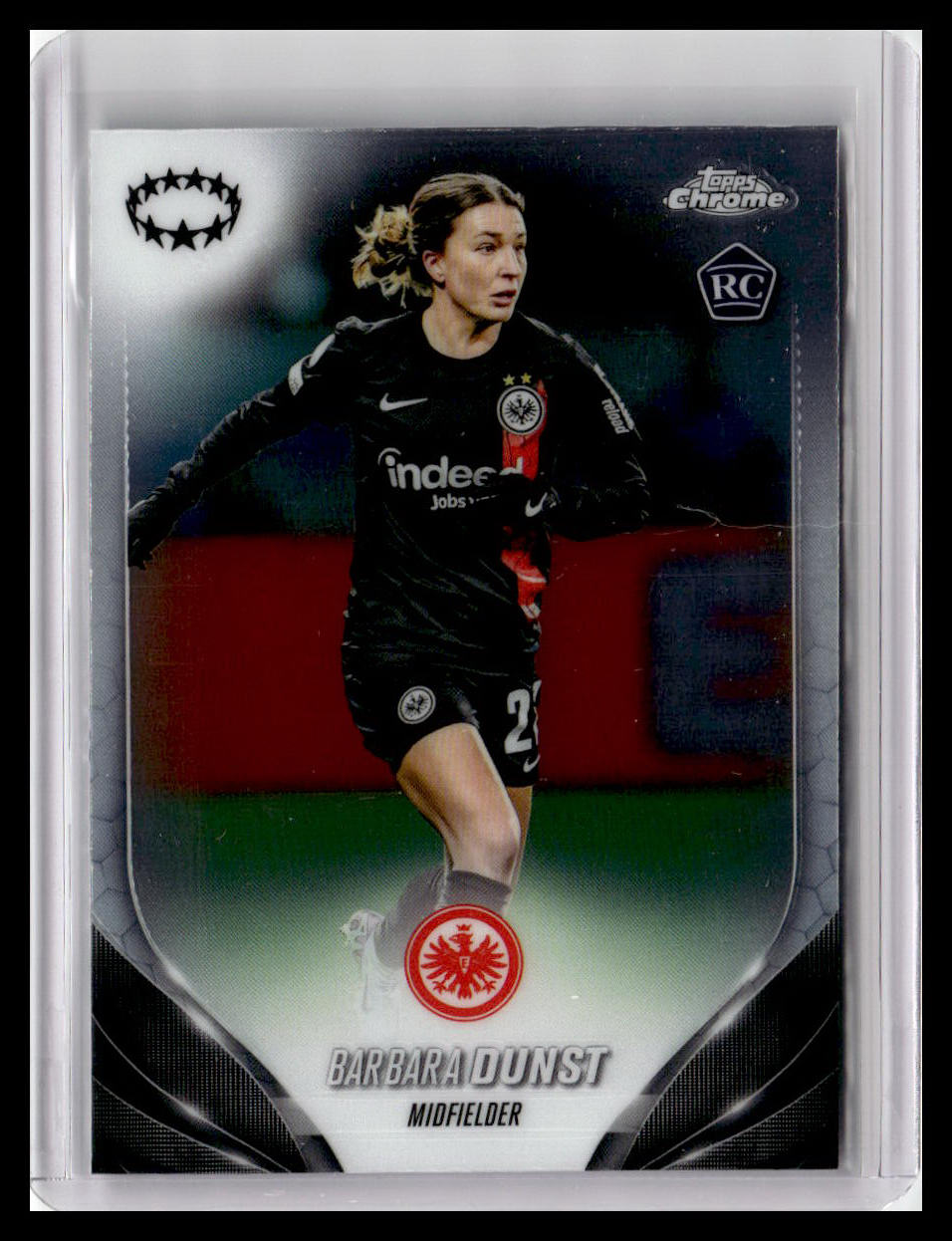 2023-24 Topps Chrome UEFA Women's Champions League #62 Barbara Dunst (RC)