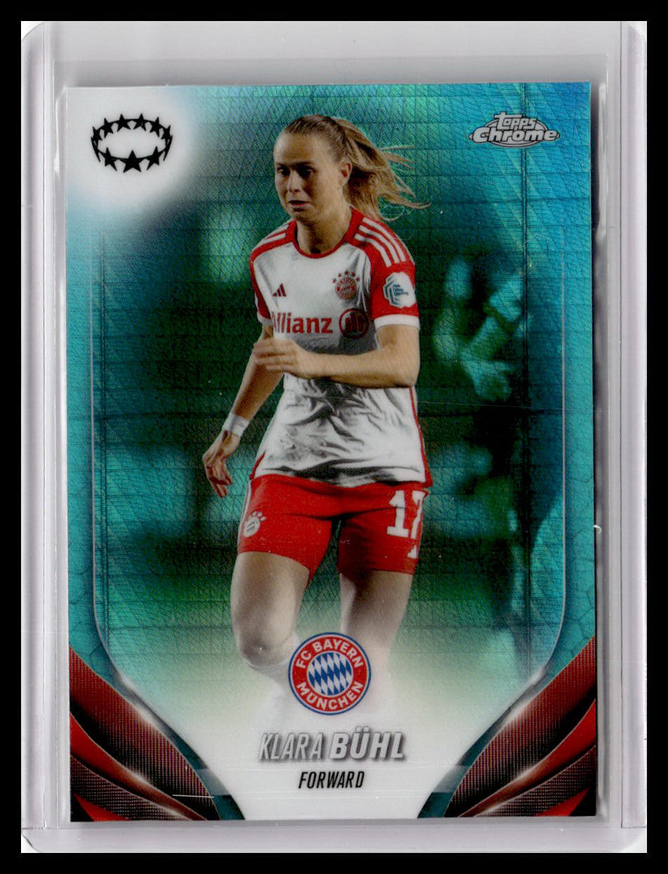 2023-24 Topps Chrome UEFA Women's Champions League #85 Klara Bühl Aua Prizm