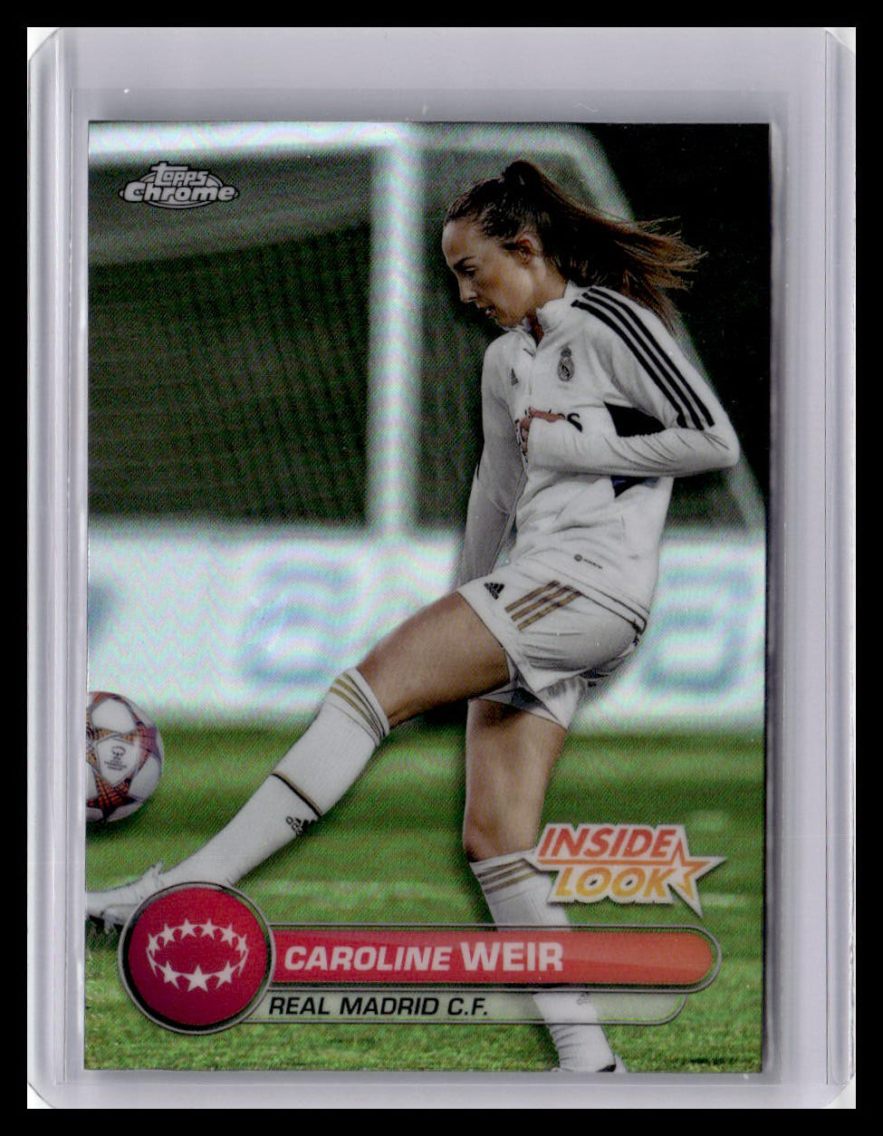 2023-24 Topps Chrome UEFA Women's Champ League #IL-5 Caroline Weir Inside Look