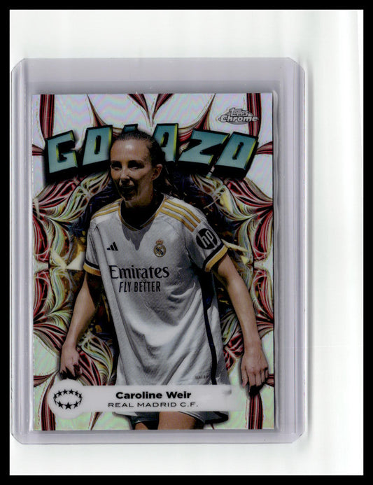 2023-24 Topps Chrome UEFA Women's Champions League #GZ-5 Caroline Weir Golazo