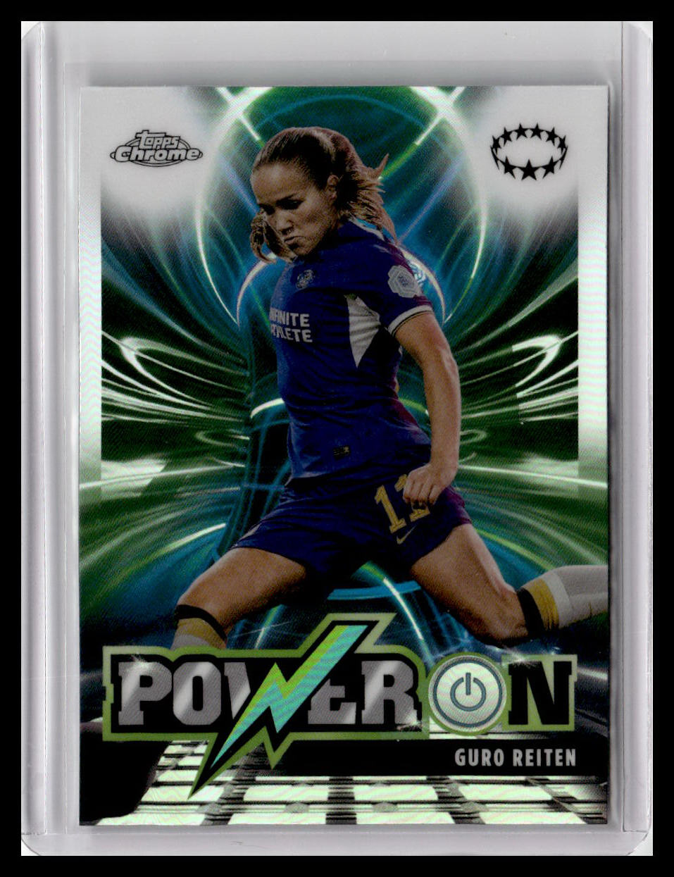2023-24 Topps Chrome UEFA Women's Champions League #PO-4 Guro Reiten Power On