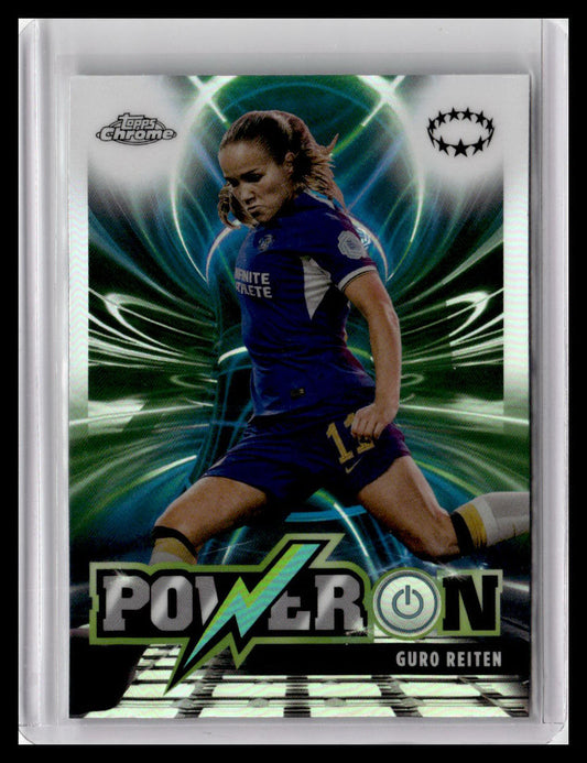 2023-24 Topps Chrome UEFA Women's Champions League #PO-4 Guro Reiten Power On