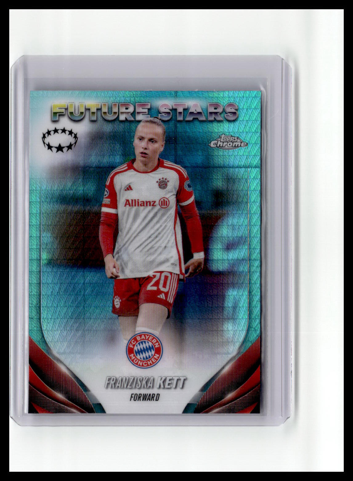 2023-24 Topps Chrome UEFA Women's Champ League #56 Franziska Kett Future Stars