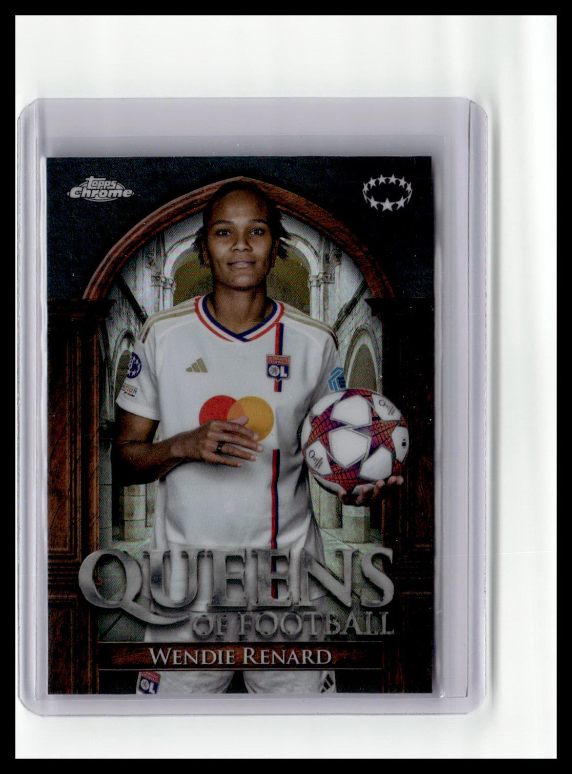 2023-24 Topps Chrome UEFA WCL #QF-4 Wendie Renard Queens of Football