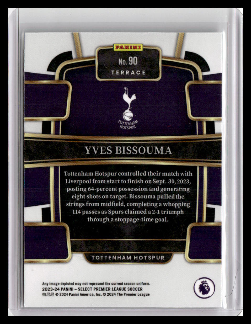 2023-24 Panini Select Premier League #90 Yves Bissouma