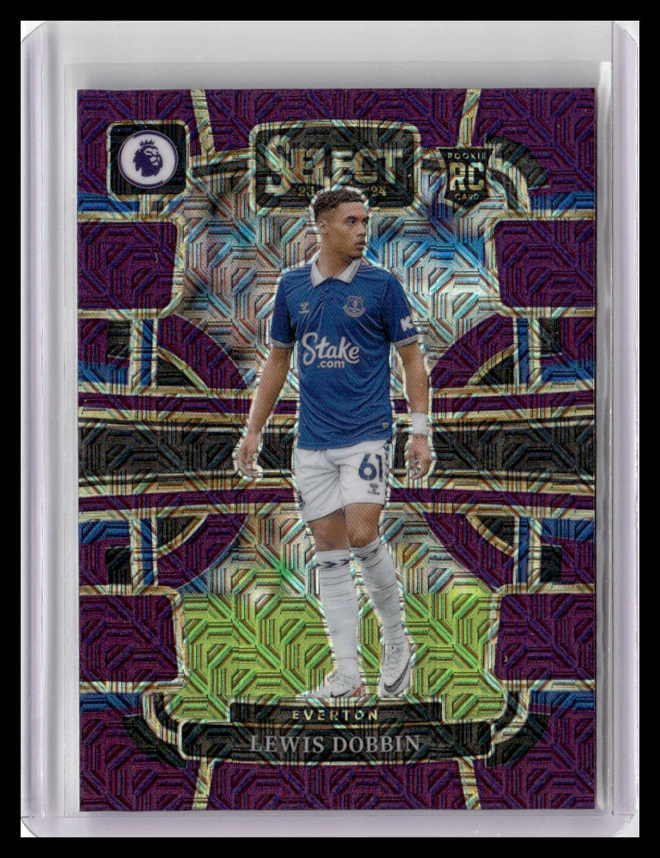 2023-24 Panini Select Premier League #44 Lewis Dobbin Purple Mojo