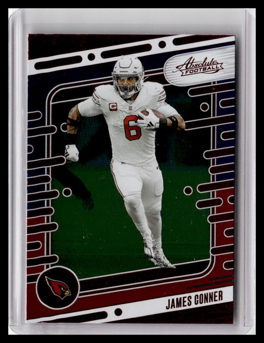2024 Panini Absolute #2 James Conner Red & Blue Foil