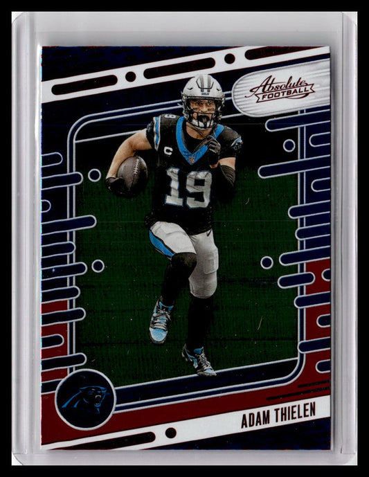 2024 Panini Absolute #15 Adam Thielen Red & Blue Foil