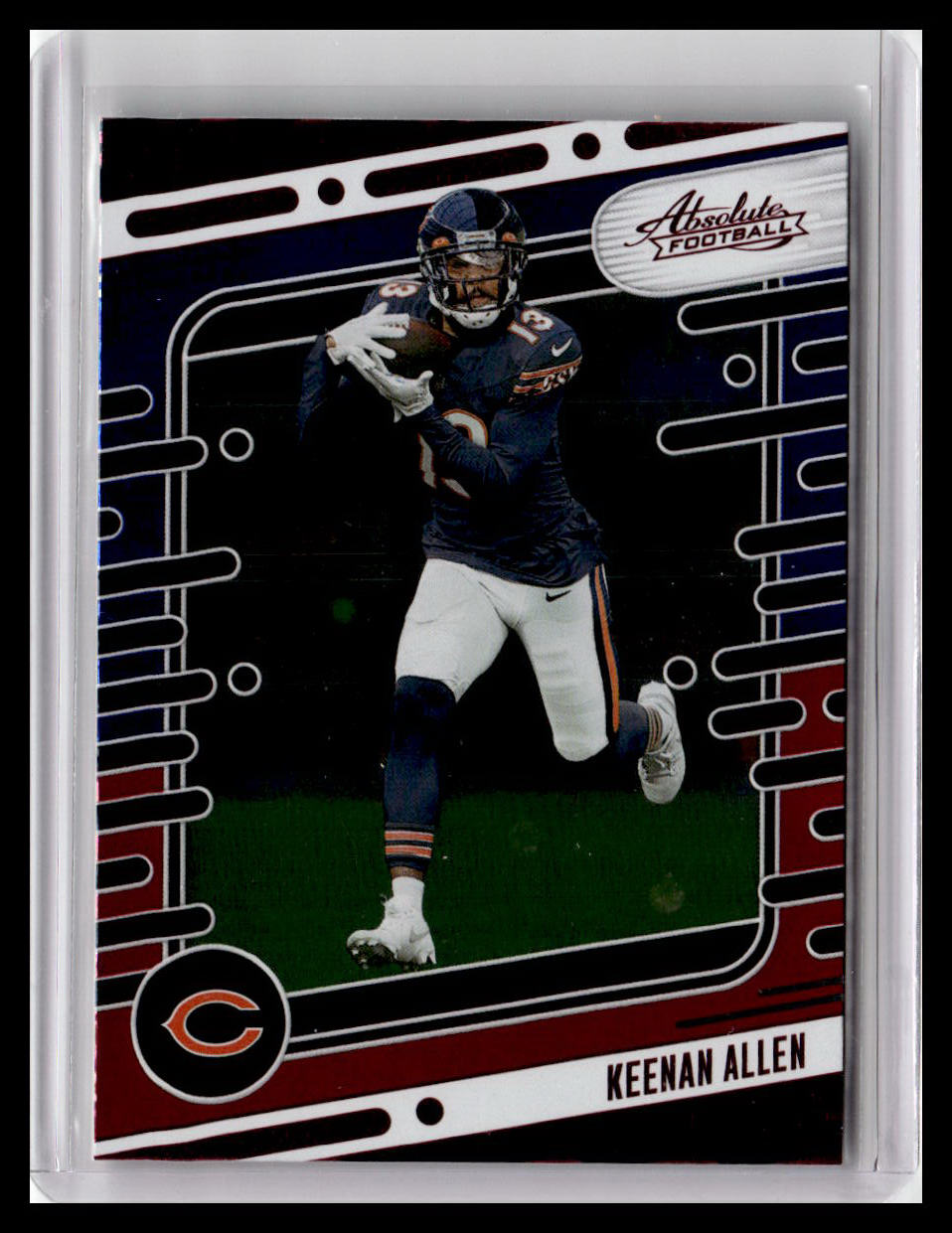 2024 Panini Absolute #18 Keenan Allen Red & Blue Foil