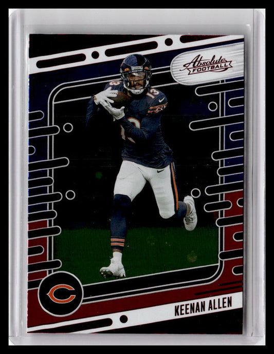 2024 Panini Absolute #18 Keenan Allen Red & Blue Foil