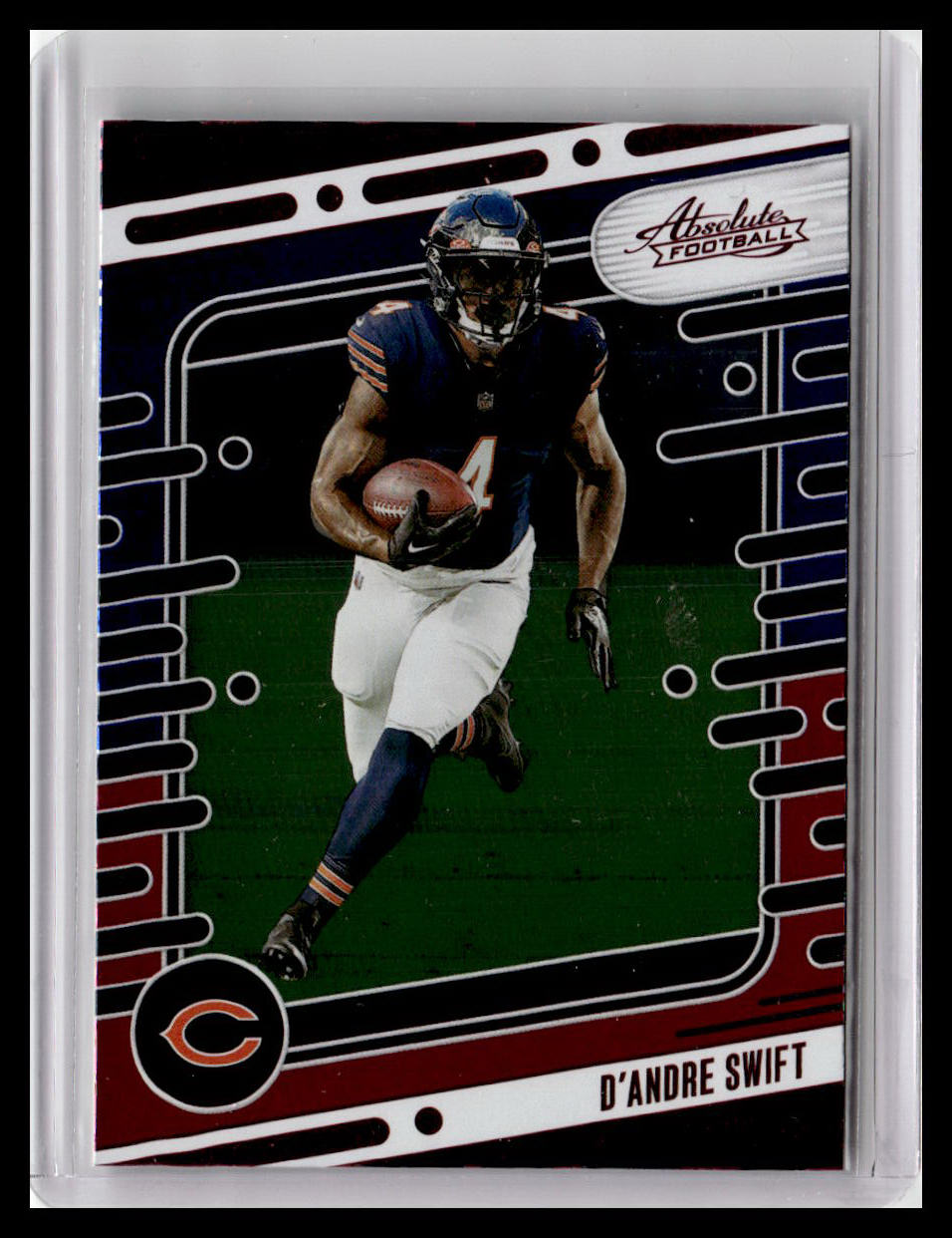 2024 Panini Absolute #17 D'Andre Swift Red & Blue Foil