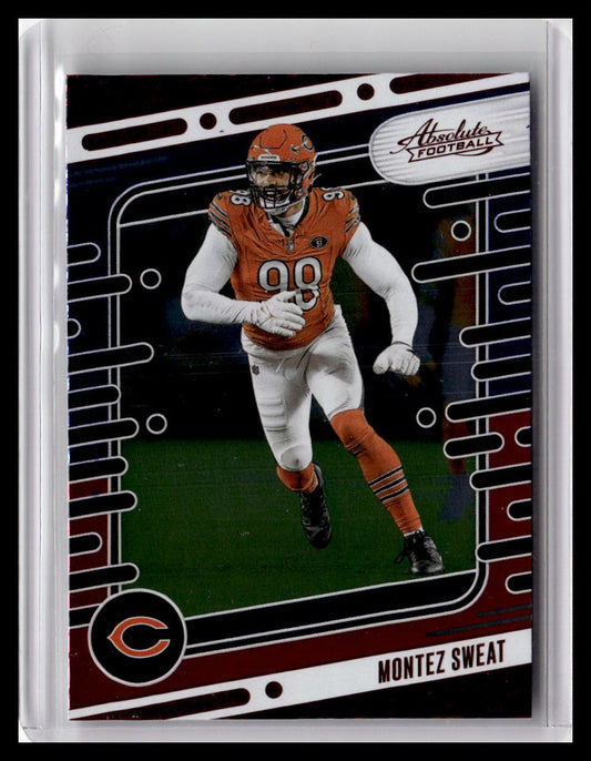 2024 Panini Absolute #19 Montez Sweat Red & Blue Foil
