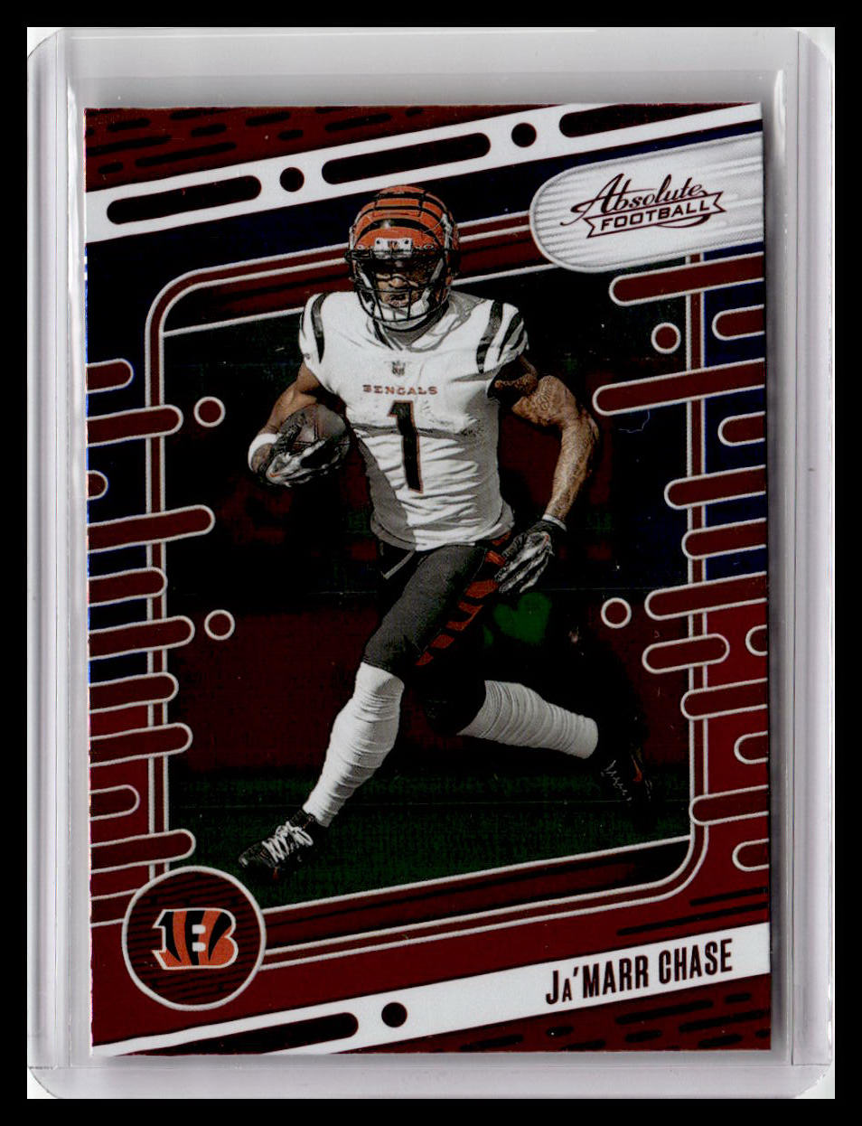 2024 Panini Absolute #22 Ja'Marr Chase Red and Blue