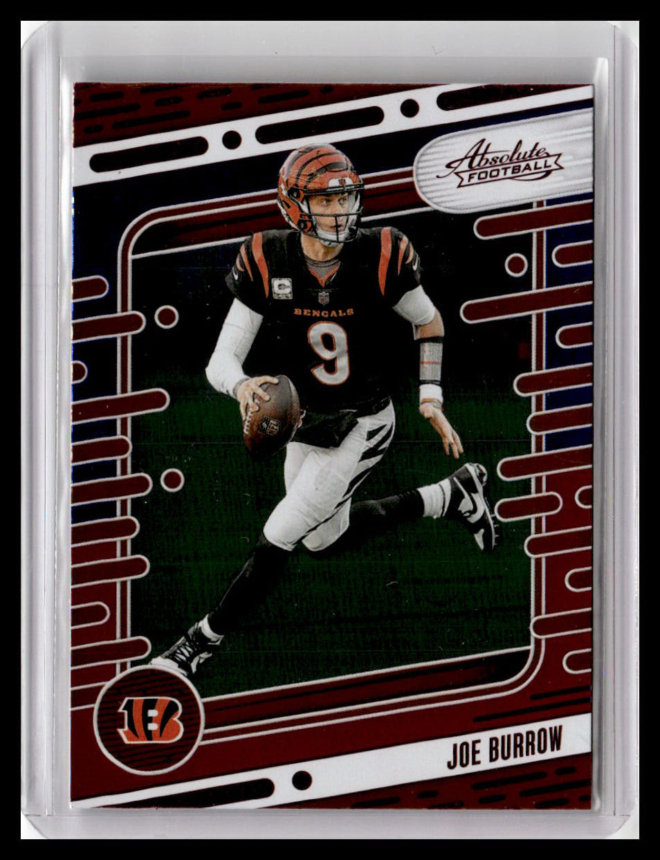 2024 Panini Absolute #20 Joe Burrow Red and Blue