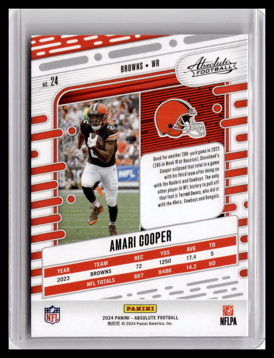 2024 Panini Absolute #24 Amari Cooper