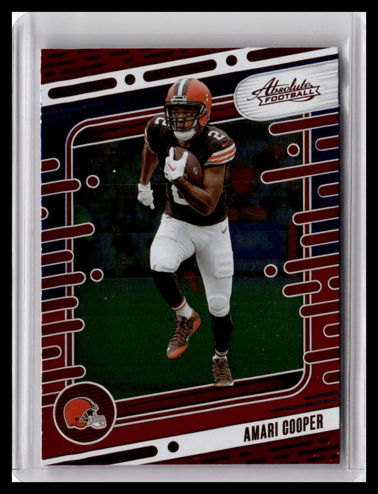 2024 Panini Absolute #24 Amari Cooper Red & Blue Foil