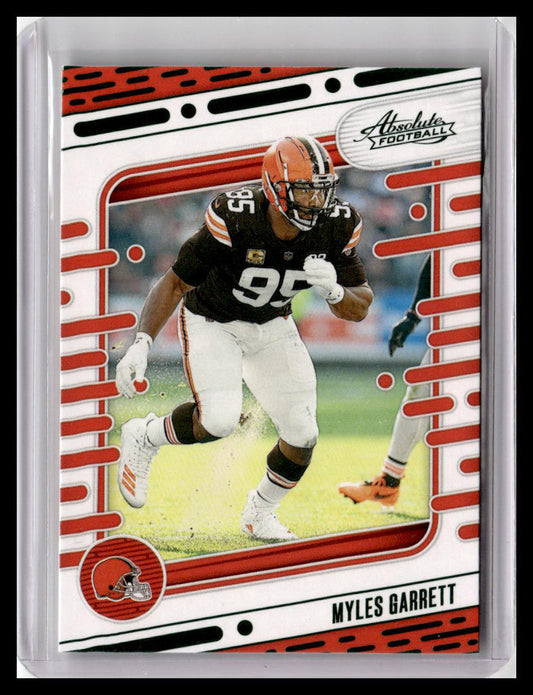 2024 Panini Absolute #25 Myles Garrett Green