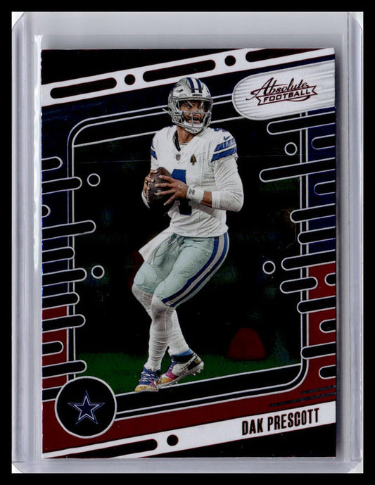 2024 Panini Absolute #26 Dak Prescott Red & Blue Foil