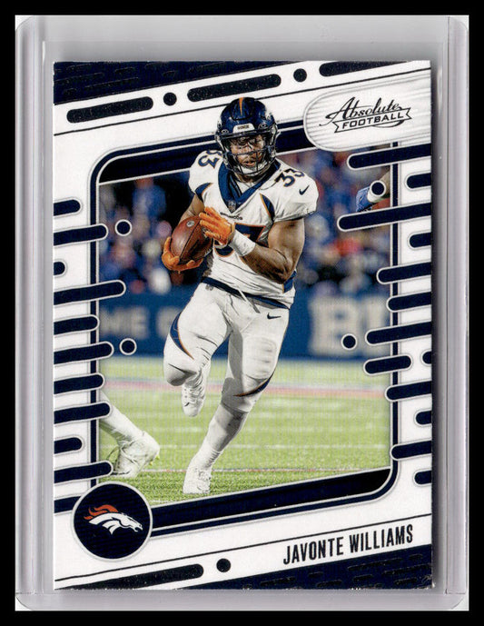 2024 Panini Absolute #31 Javonte Williams