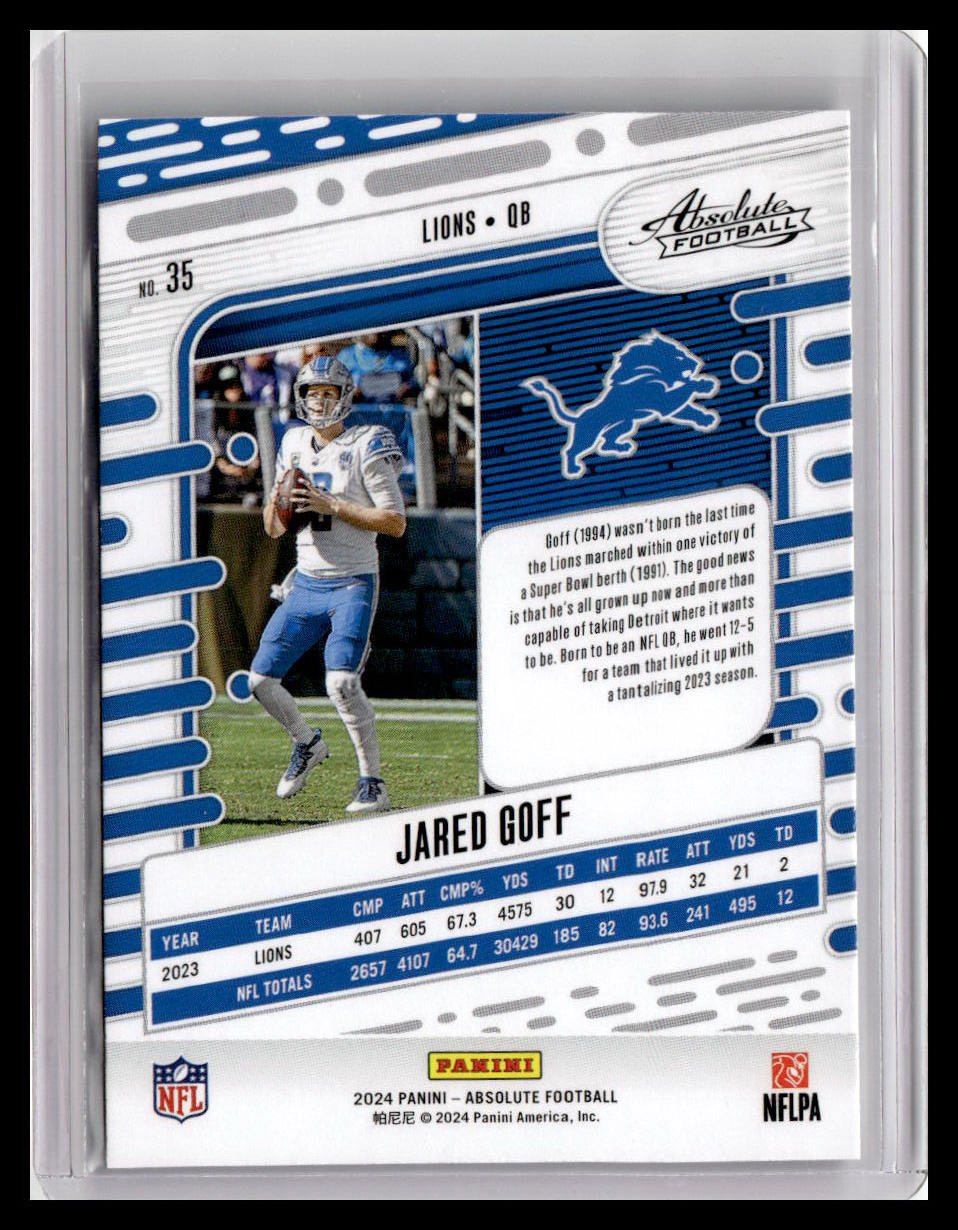 2024 Panini Absolute #35 Jared Goff