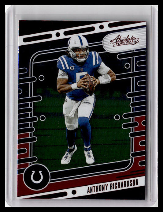 2024 Panini Absolute #44 Anthony Richardson Red & Blue Foil